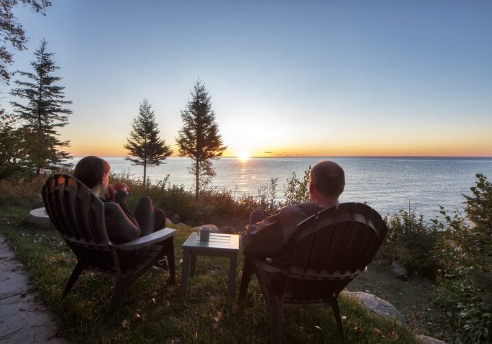 Couple Enjoying Lake View Retirement Lending
